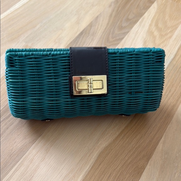 J. Crew Whicker Clutch - Picture 1 of 8